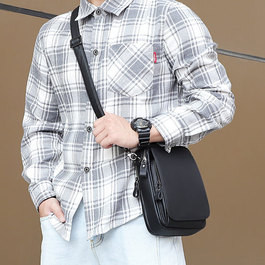Men's Innovative Genuine Leather Cowhide Lightweight Bags