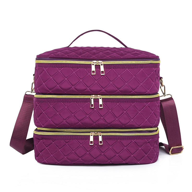 Women's Multifunctional Nail Polish Storage Large Capacity Cosmetic Bags