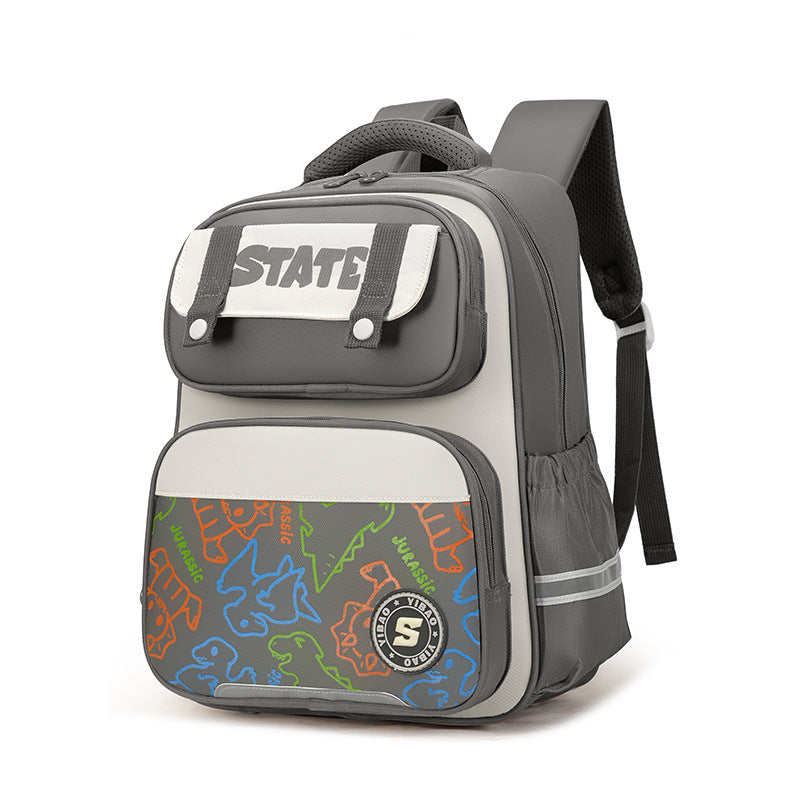 Grade Large Capacity Burden Reduction Cartoon Elementary School Students' Schoolbags