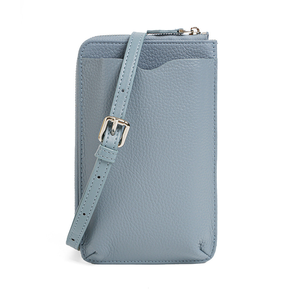 Women's Leather First Layer Cowhide Fashion Cell Phone Bags