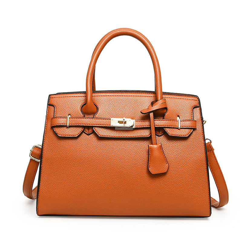 Women's Spring Simple Solid Color Fashionable Elegant Shoulder Bags