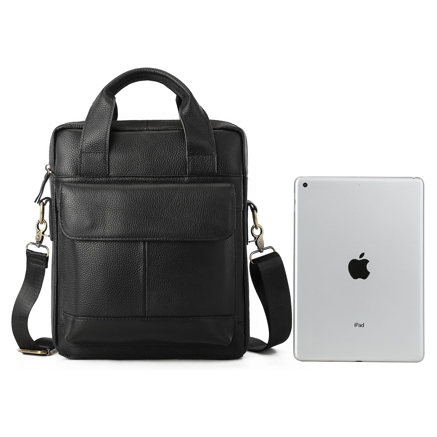 Men's File Vertical Retro Business Top Layer Men's Messenger Bags