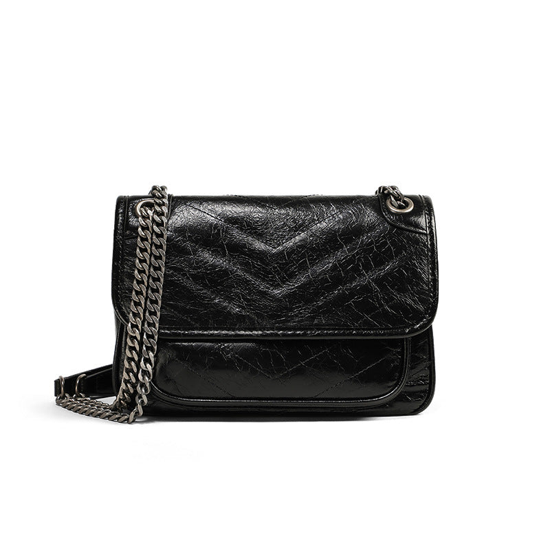 Pretty Women's Stray Underarm Chain Leather Shoulder Bags