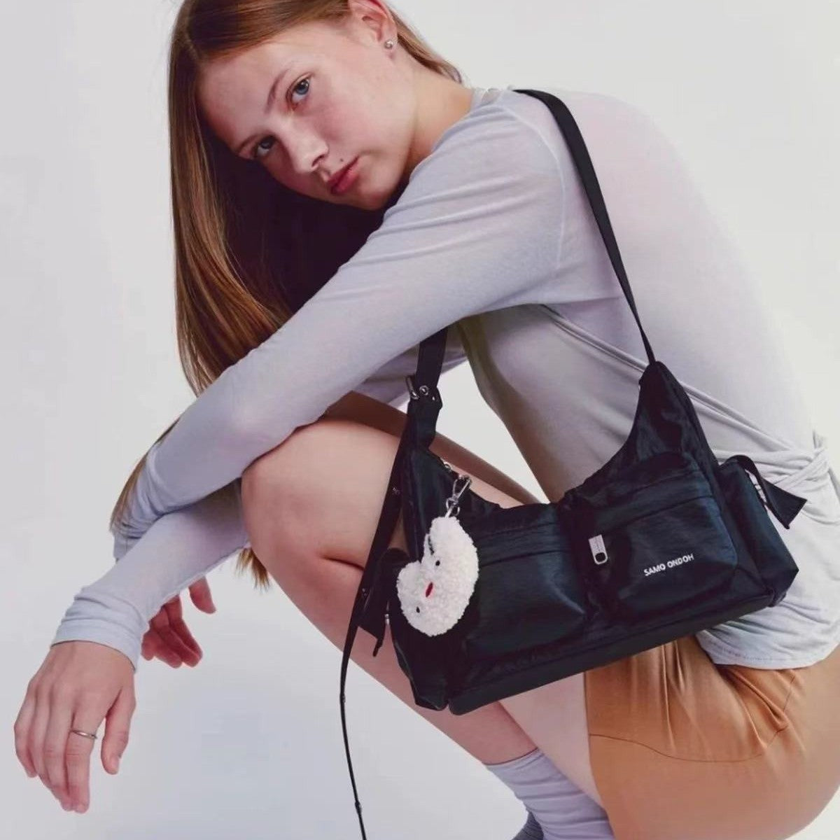 Charming Niche Size Saddle Song Female Shoulder Bags
