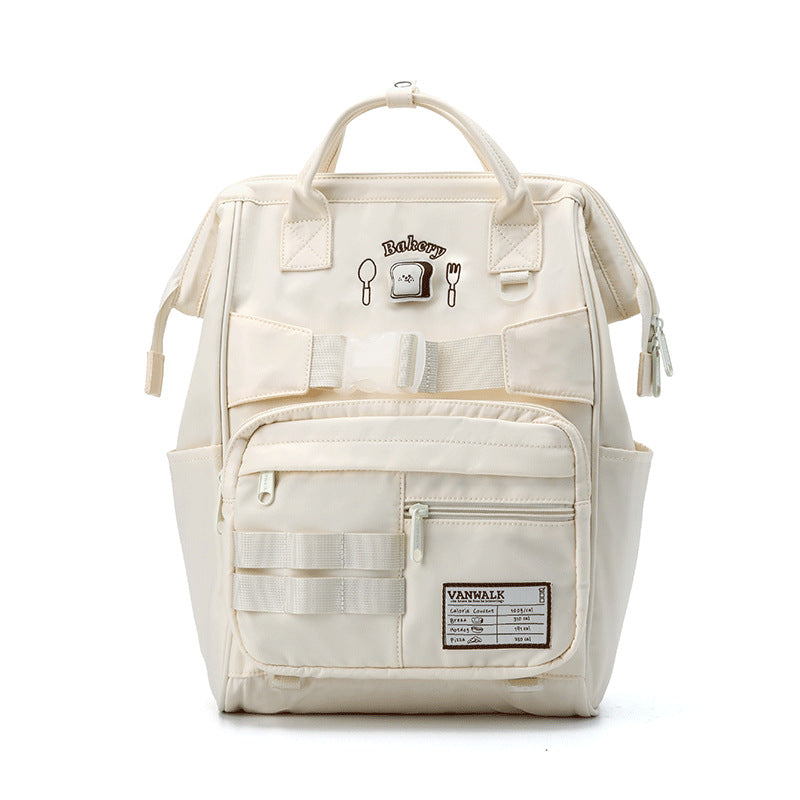 Bakery Homemade College Junior High With Backpacks