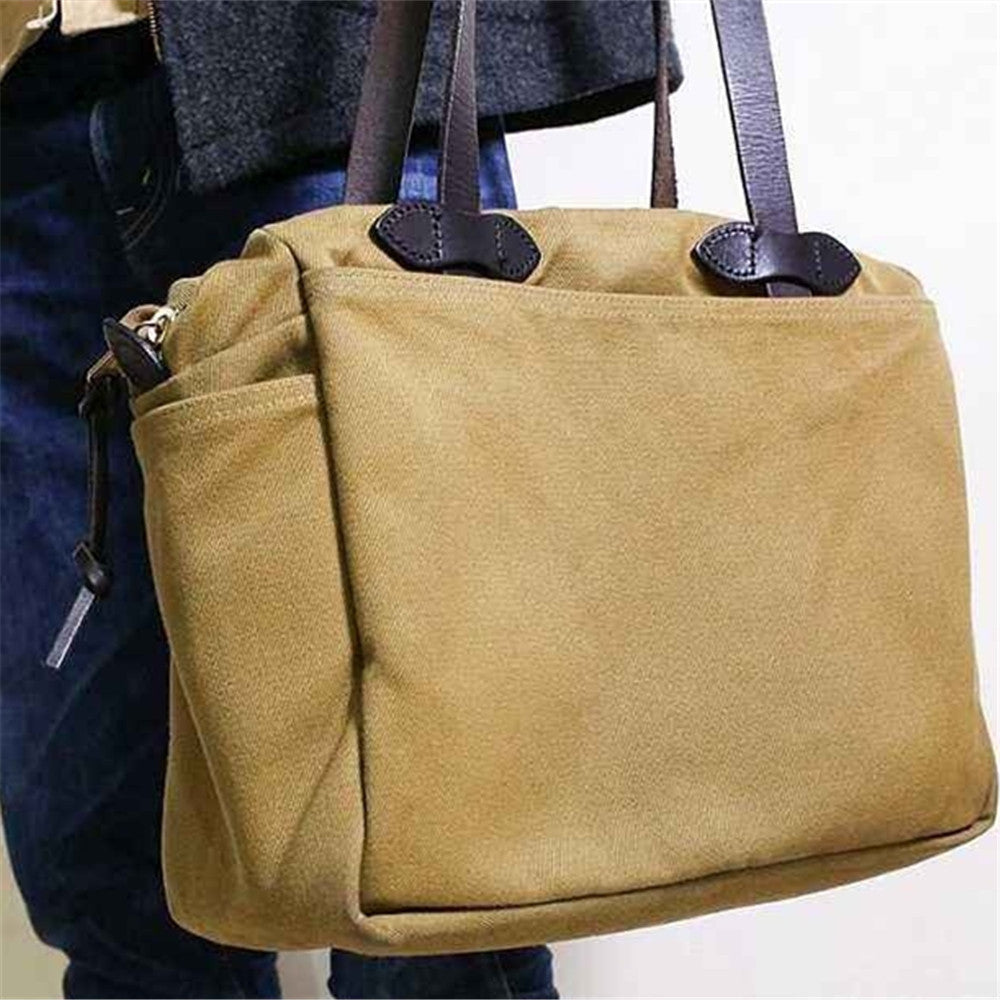 Women's & Men's & American Oil Wax Canvas Men's Shoulder Bags