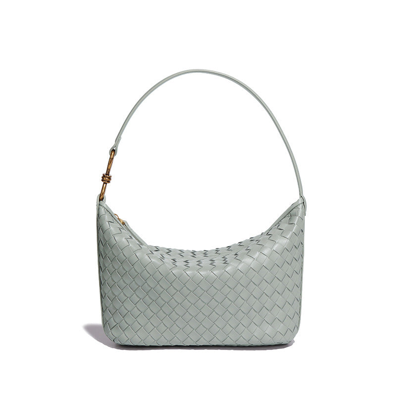 Women's Niche Hand-woven Fashion Simple Lunch Box Shoulder Bags