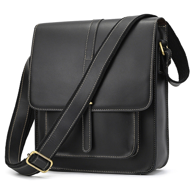 Men's Leather Crazy Horse First Layer Cowhide Bags