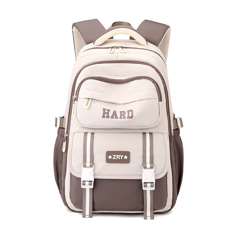Natural Fish Junior High Large Capacity Middle School Students' Schoolbags