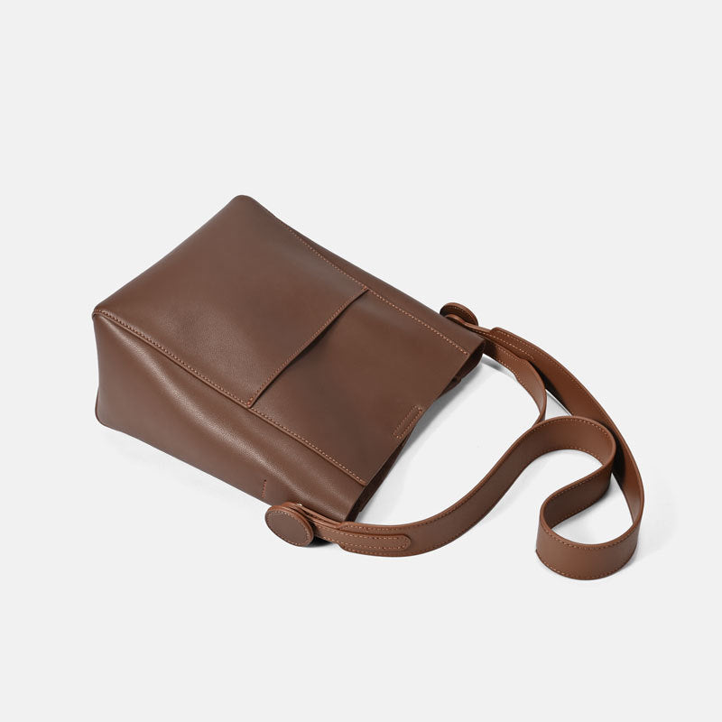 Women's High Sense Niche Leather Fashion Versatile Shoulder Bags