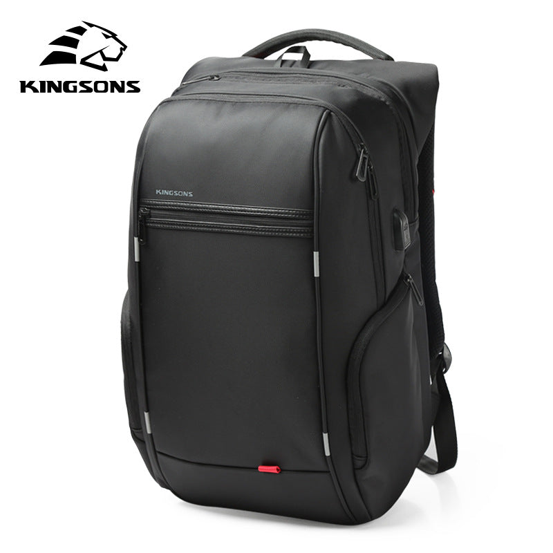 Durable Men's Beautiful Nylon Charging Computer Middle School Students' Schoolbags