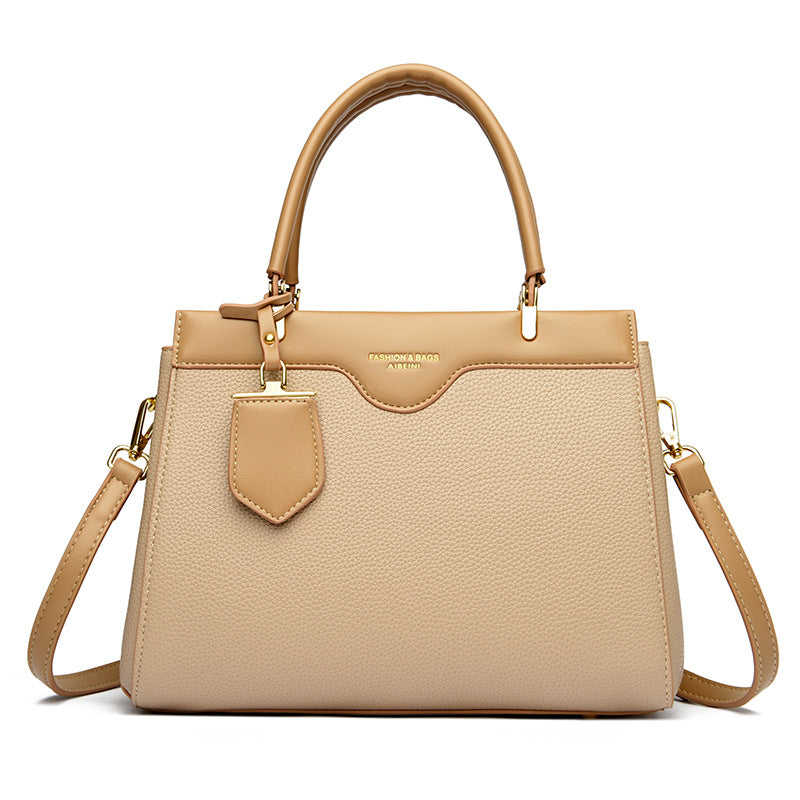Women's Lychee Pattern Light Luxury High Sense Handbags