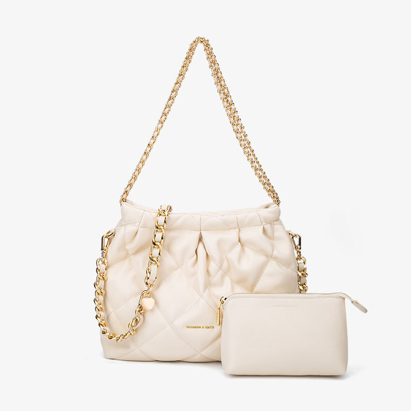 Women's High-grade Large Capacity Garbage Versatile Chain Bucket Bags