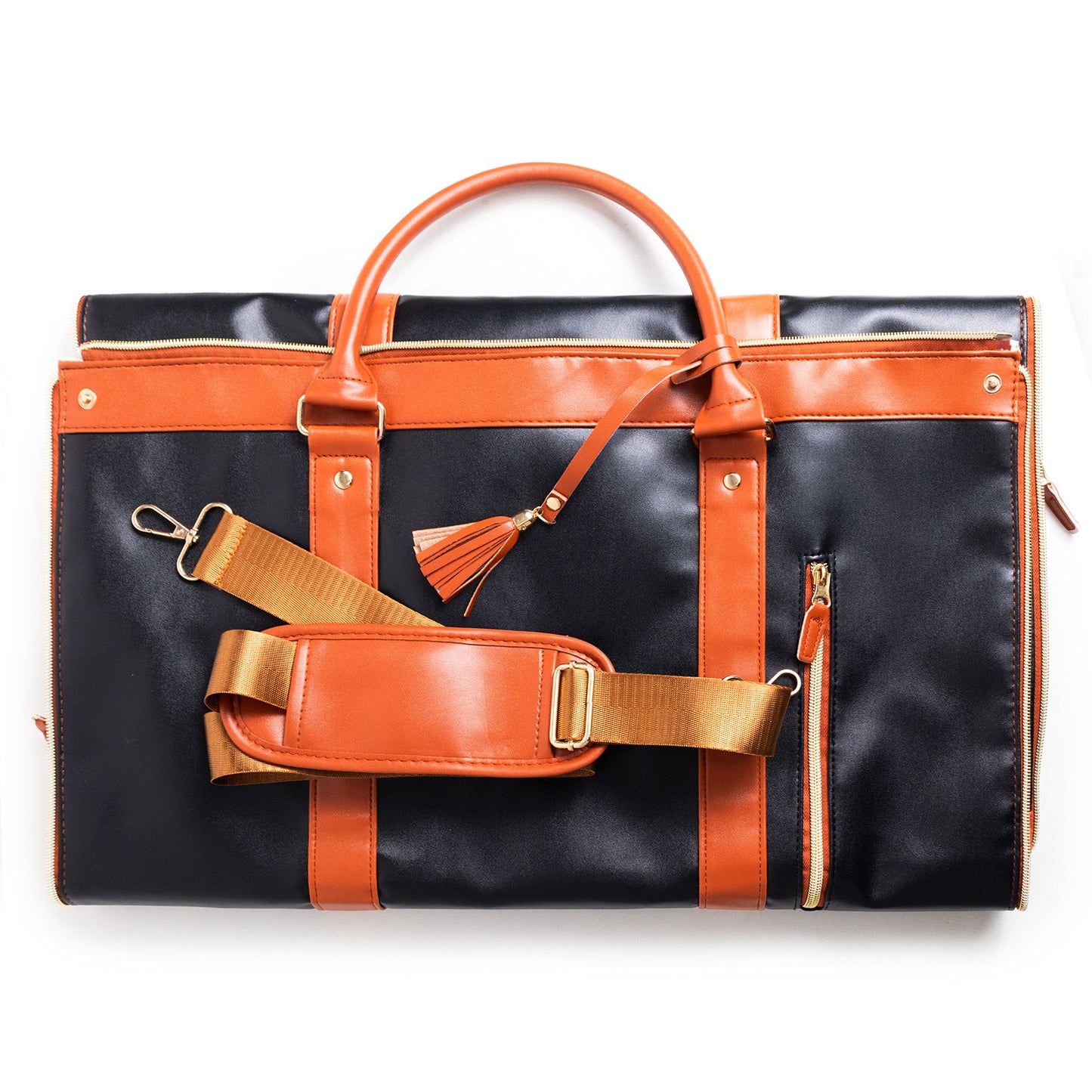 Women's Classic Portable Folding Clothing Side Luggage