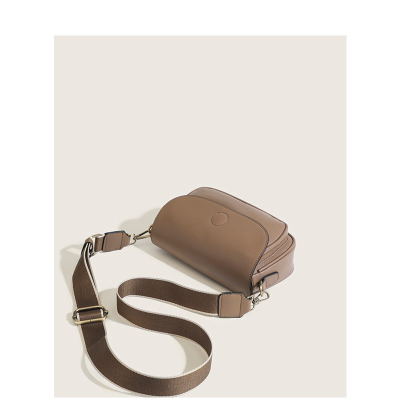 Women's Today Popular French Minority Texture Wide Shoulder Bags