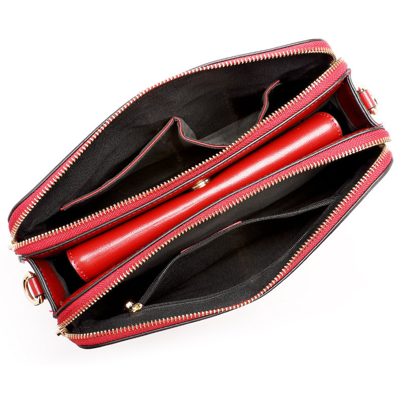 Women's Fashion Genuine Leather High-grade Cowhide Trendy Shoulder Bags