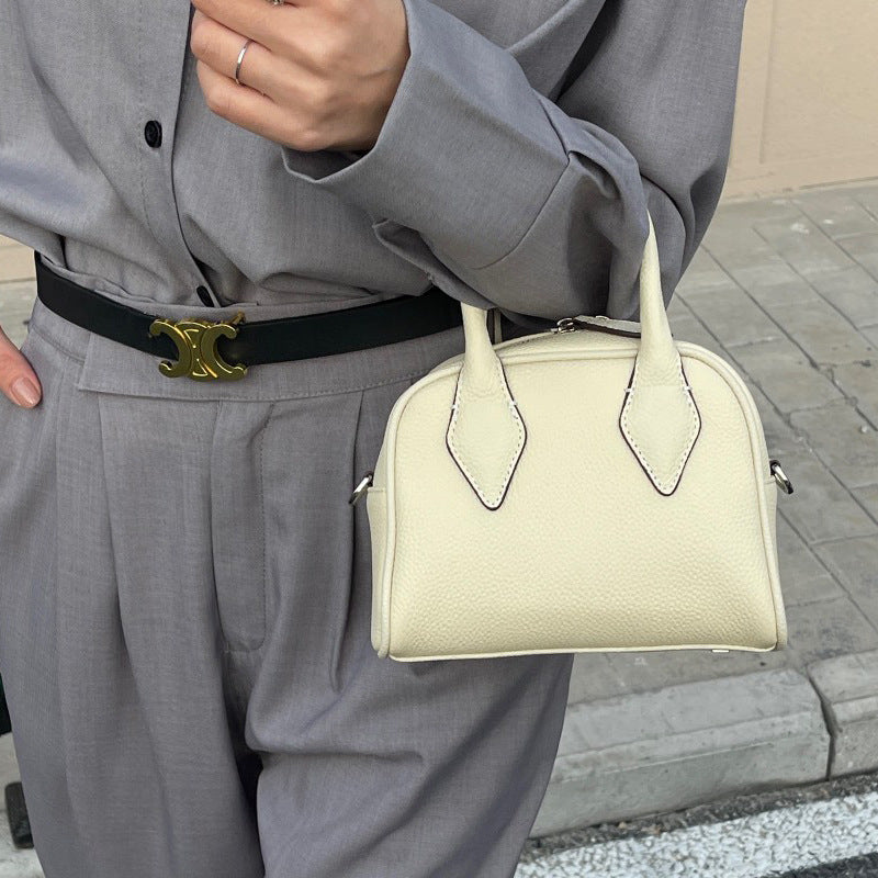 Women's Niche Bowling One Boston Portable Leather Shoulder Bags
