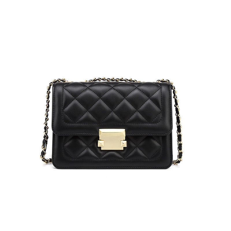 Women's Genuine Leather Chain Classic Style Shoulder Bags