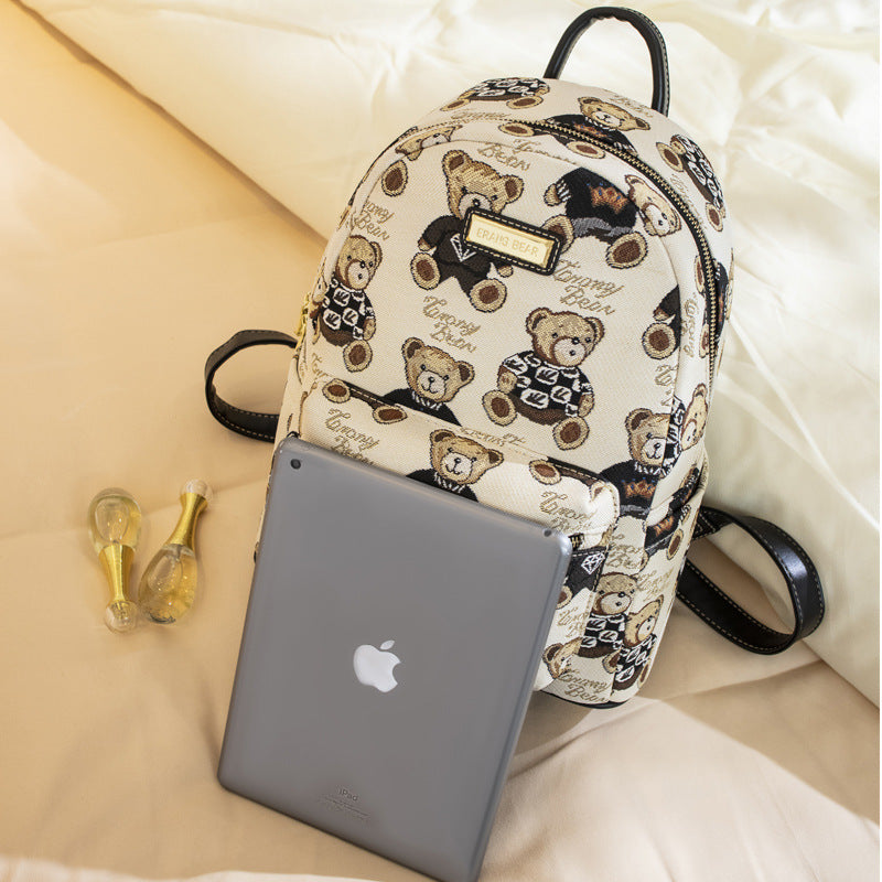 Women's Canvas Korean Style Cloth Popular Woven Backpacks