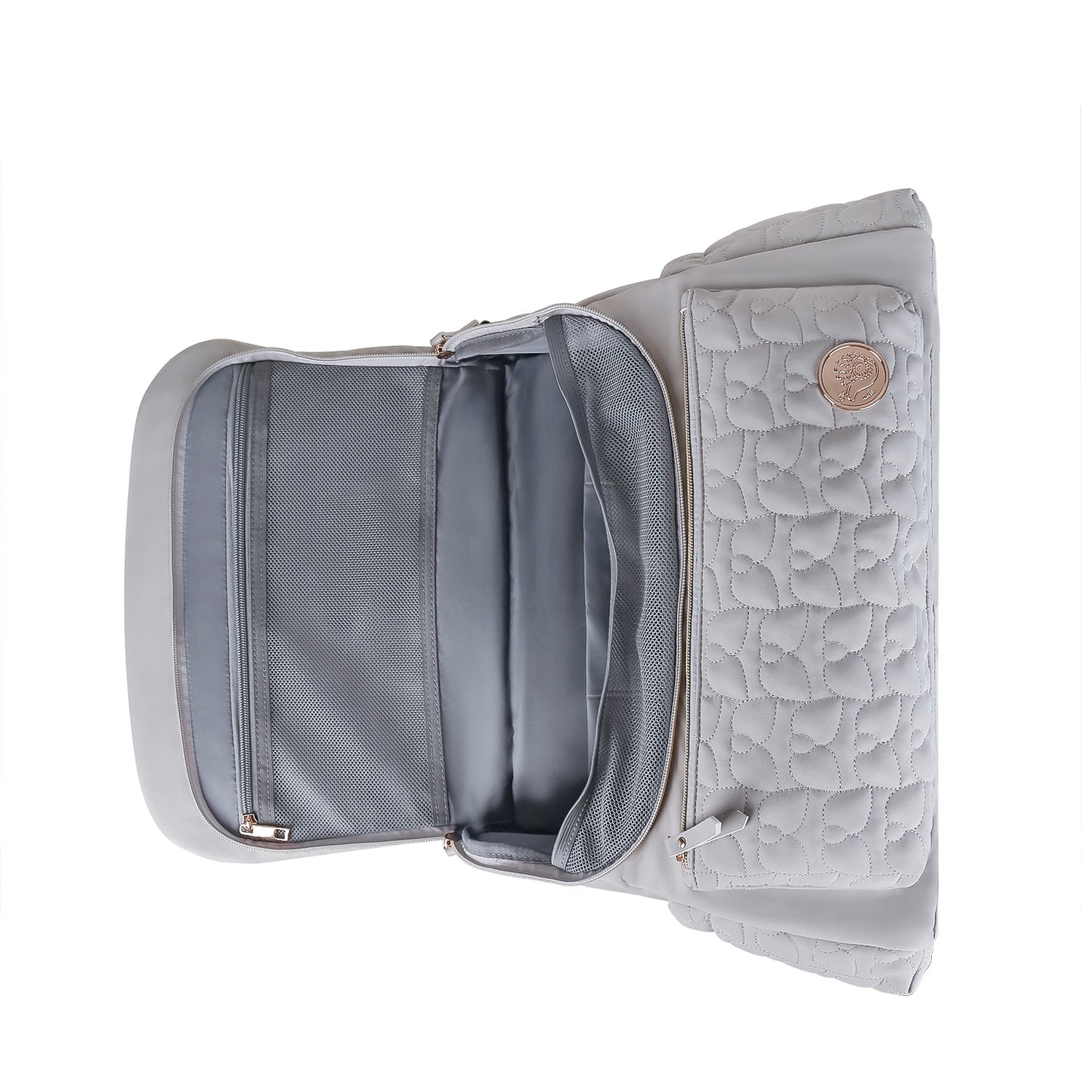 Quilted Embroidered Mummy Multifunctional Mom Detachable Bags