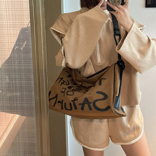 Women's Large Capacity Summer Broadband High-grade Shoulder Bags