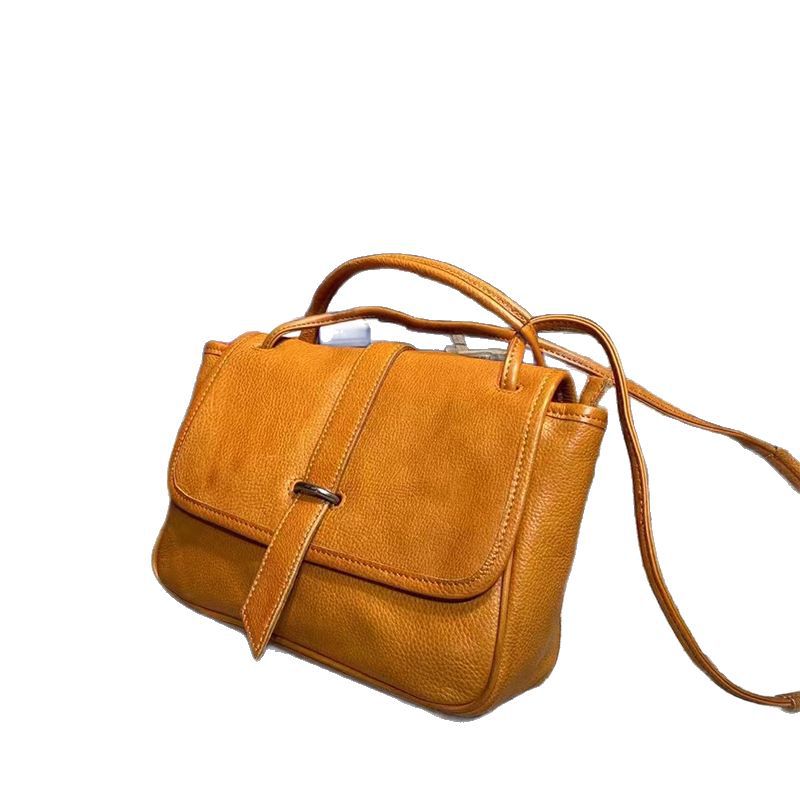 Women's Design Handmade Cattle Leather High-grade Niche Bags