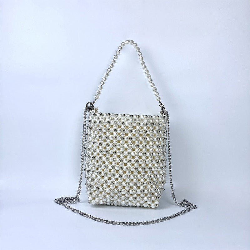 Advanced Texture Pearl Niche Fairy Portable Bucket Bags