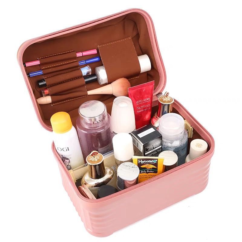 Women's Large Capacity Portable Toner Lotion Skin Cosmetic Bags