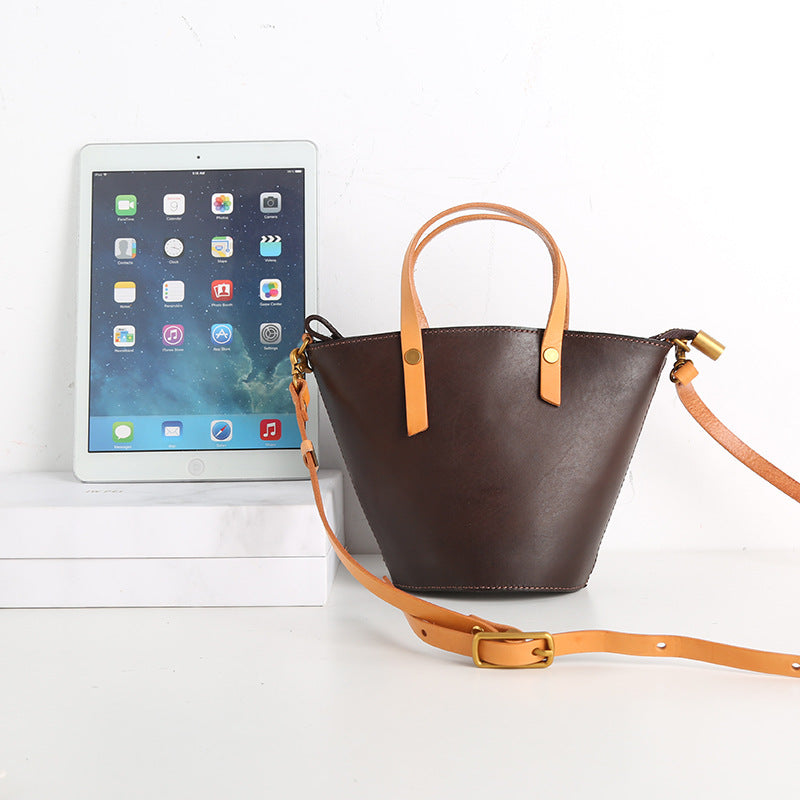 Women's Pretty Soft Leather Retro Commuter Handbags
