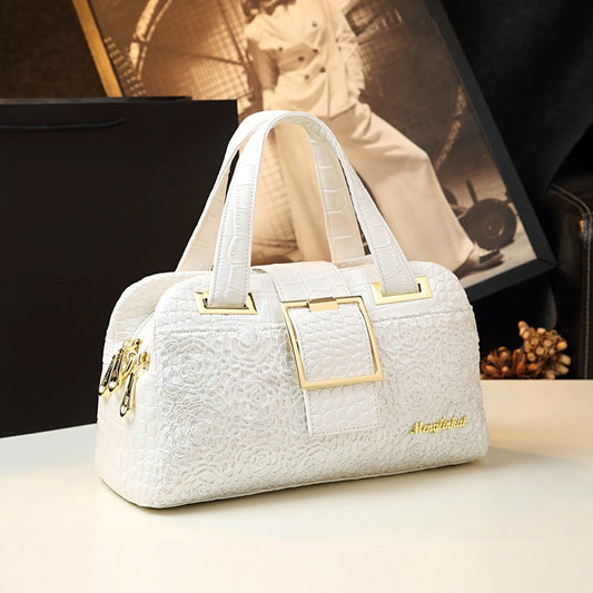 Women's Versatile Large Capacity Big Lace Alligator Backpacks