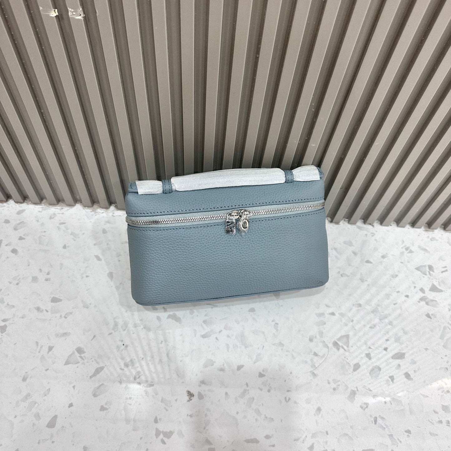 Women's Genuine Leather Lunch Box Kelly Lychee Pattern Shoulder Bags