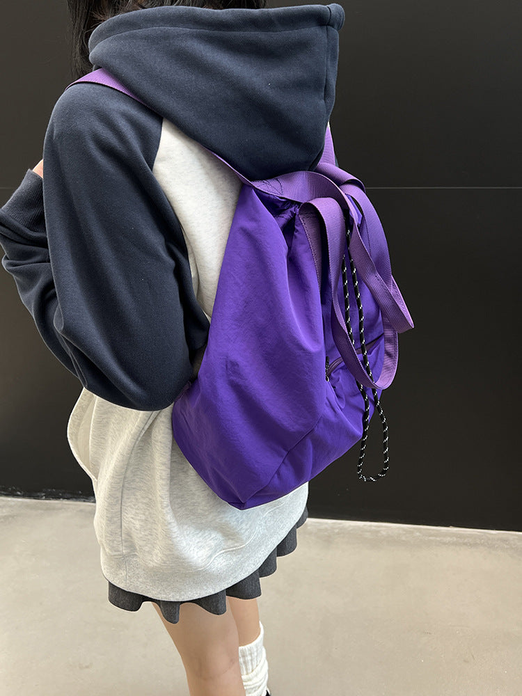 Women's Ge Large Capacity Double Oxford Cloth Bucket Bags