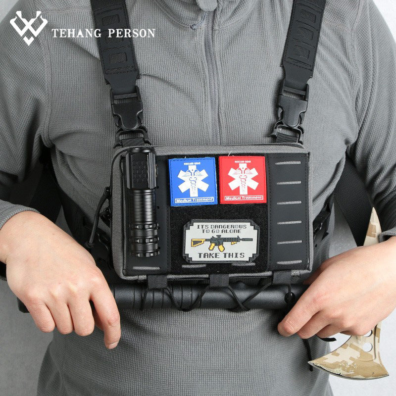 Men's Function Mechanical Style Quick Release Lightweight Men's Chest Bags