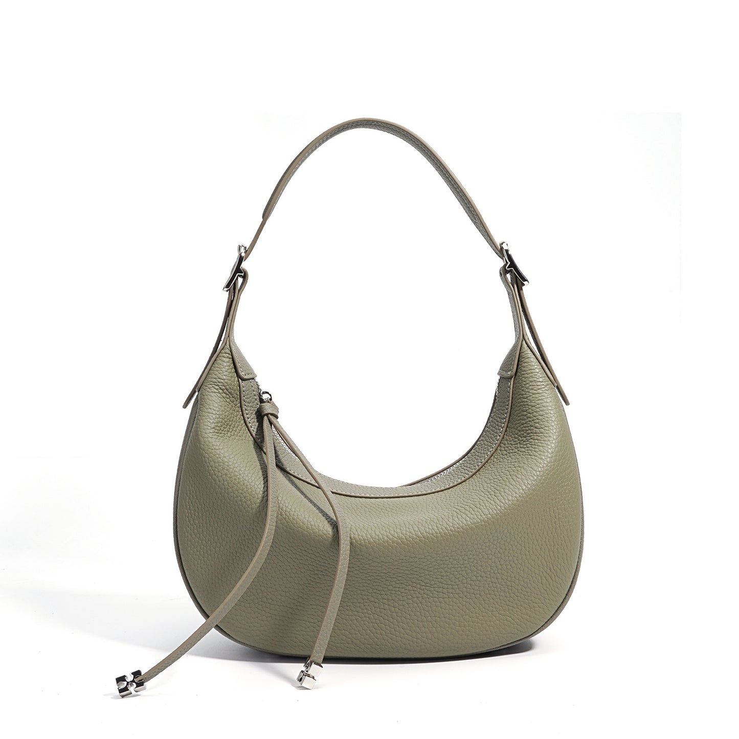 Women's Fashion Simple Design Hobos Leather Texture Shoulder Bags
