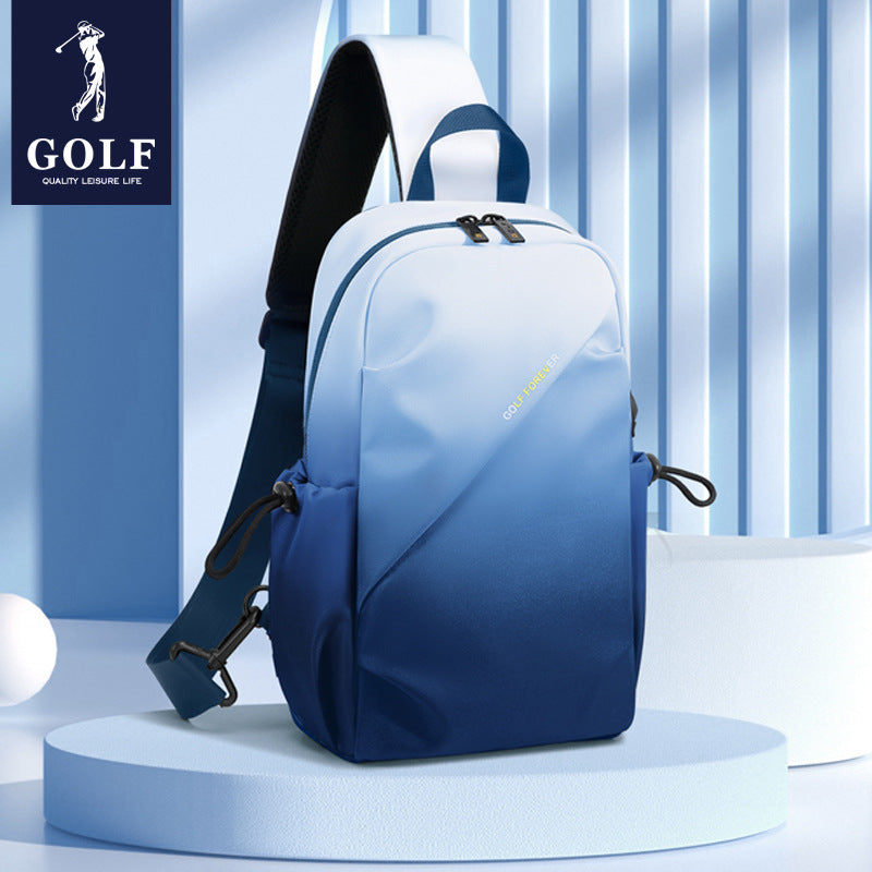 Women's & Men's & Golf Gradient Mobile Riding Men's Chest Bags