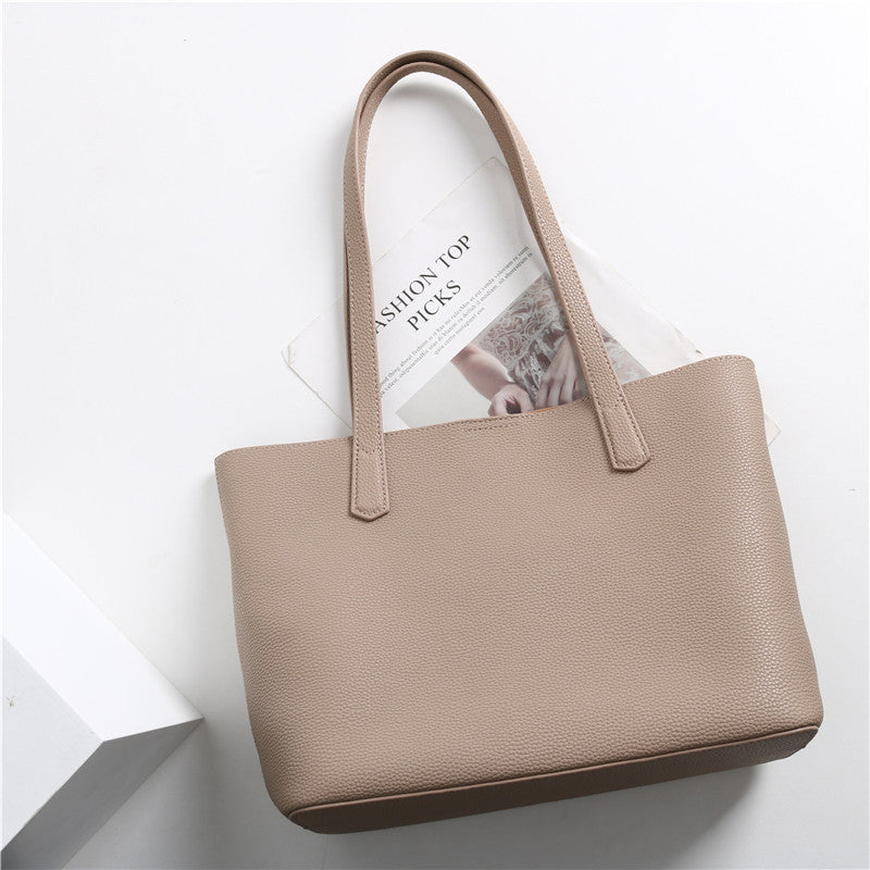 Matching Large Capacity Leisure Simple Advanced Handbags