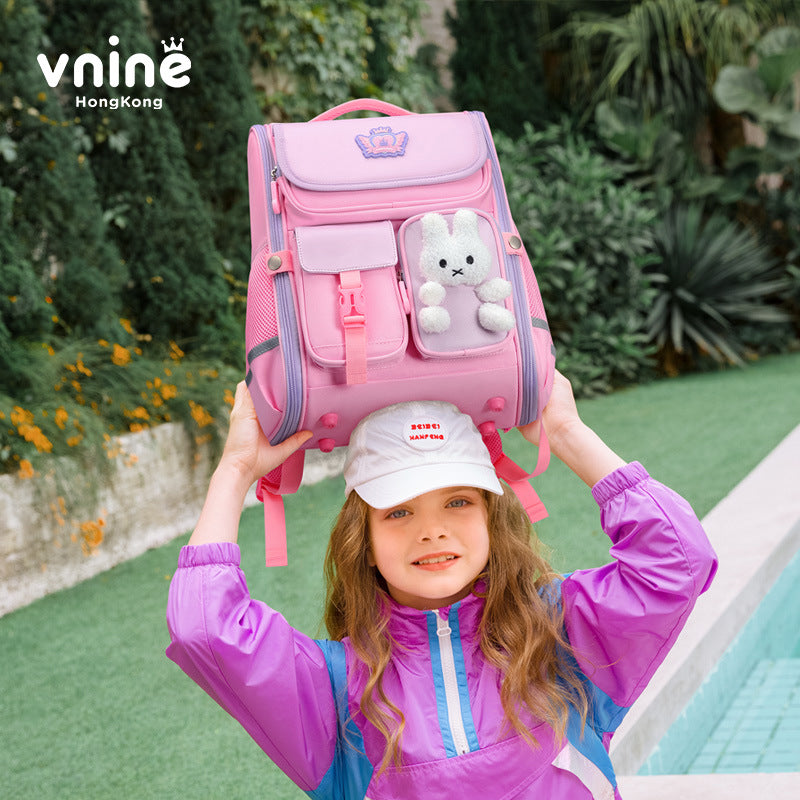 Ninth City Primary Large Capacity Cute Elementary School Students' Schoolbags