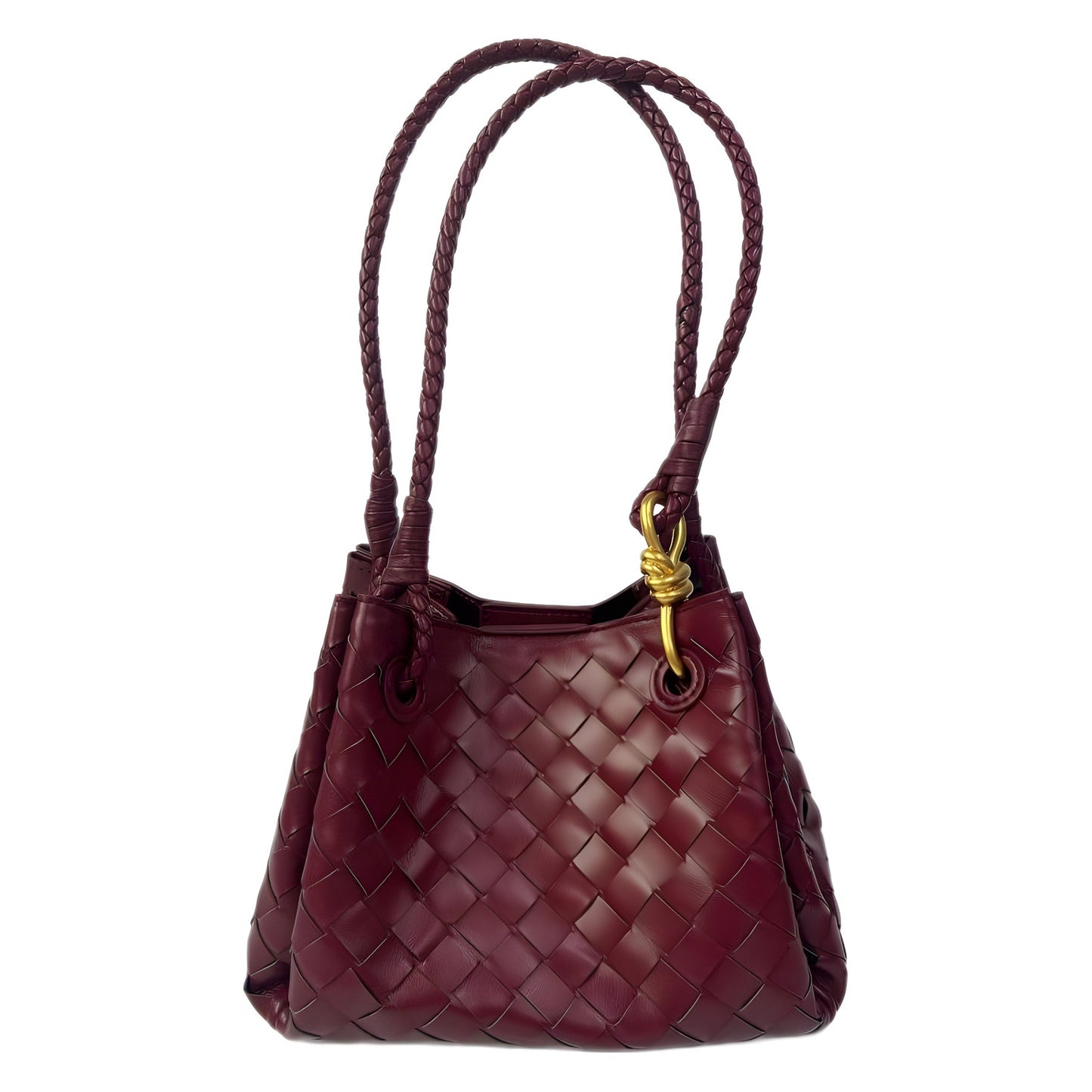 Hand-woven Parachute Metal Cord Fastener Vegetable Handbags