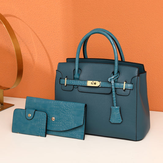 Women's Fashion Trendy Light Luxury Three-piece Set Tote Bags