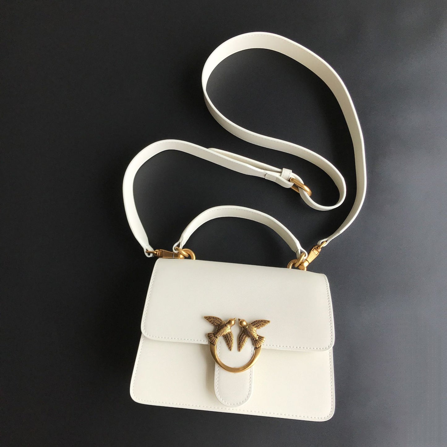 Women's High Version Leather Organ Portable Bird Bags