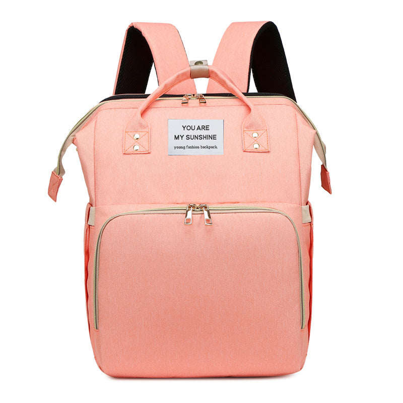 Folding Crib Mummy Bed Diaper Fashion Mom Bags