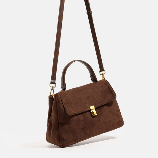 Women's Document Flannel Texture Portable Commuter Large Tote Bags
