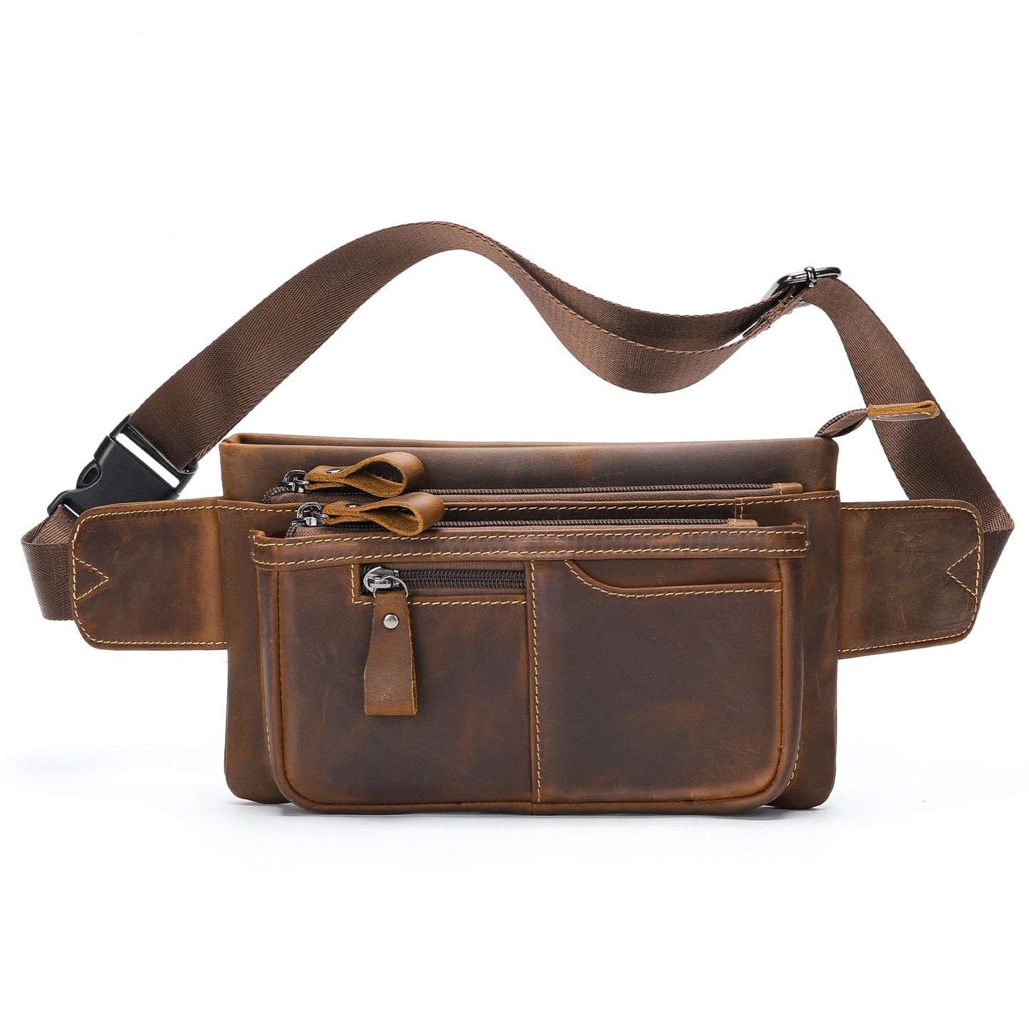 Men's Genuine Leather Fashion Unique First Layer Men's Waist Packs