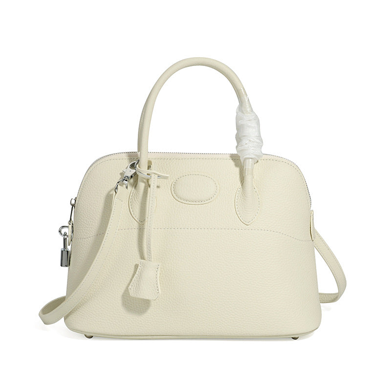 Women's Genuine Leather Trendy Lychee Pattern Cowhide Crossbody Bags