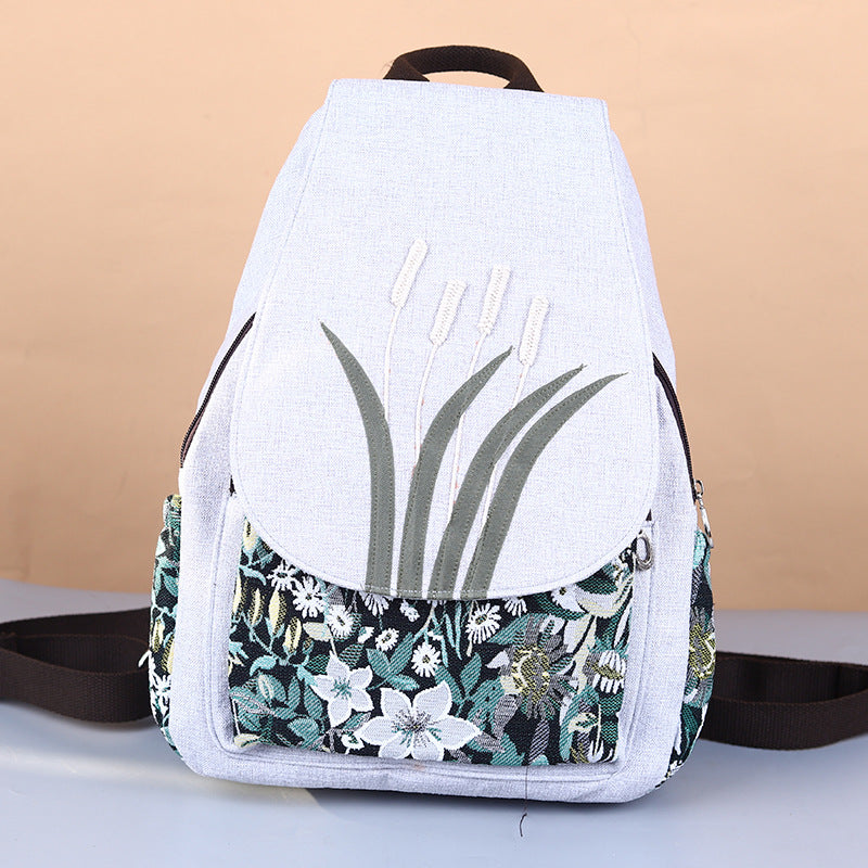 Yunnan National Style Hand-woven Cotton Linen Backpacks