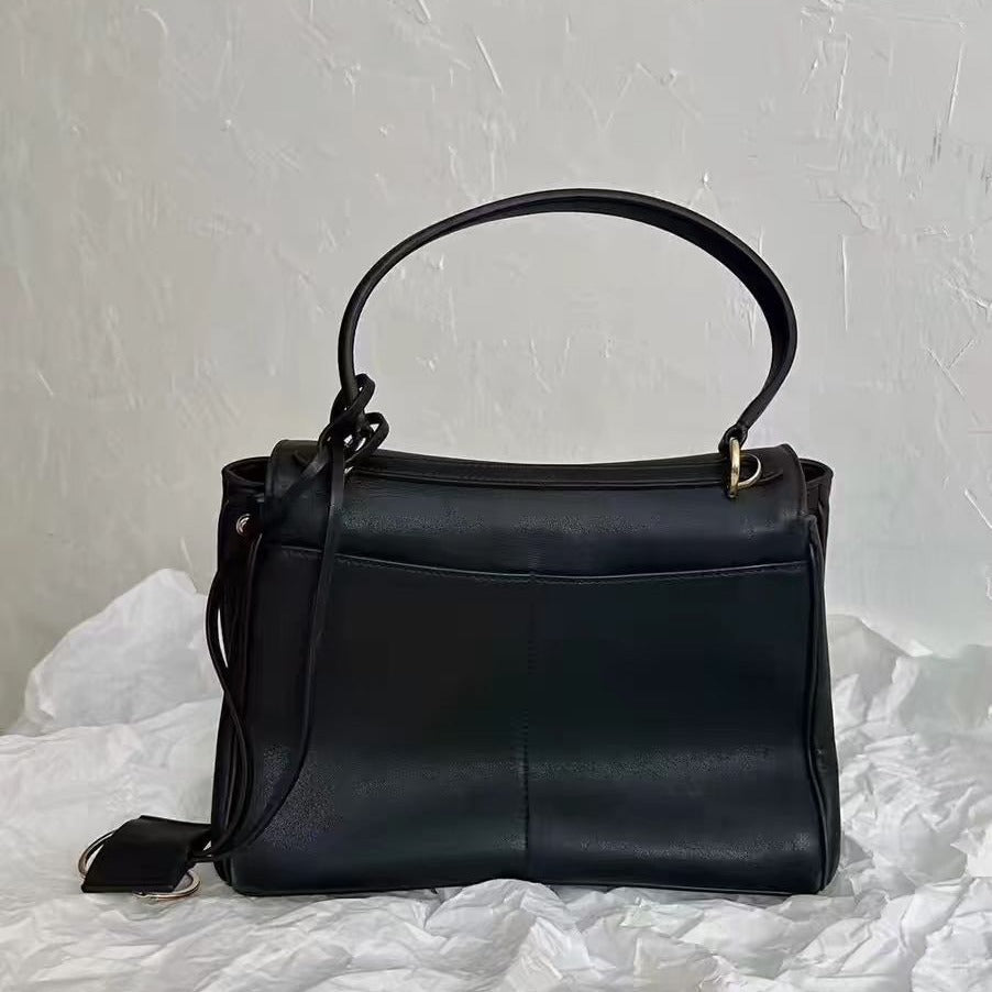 Women's Genuine Leather High-grade Commuter Underarm Kelly Tote Bags