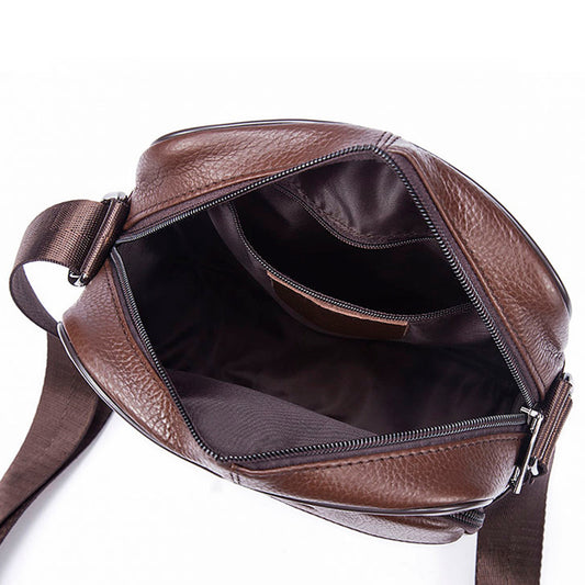 Men's Elegant Trendy Fashion Leather Retro Men's Shoulder Bags