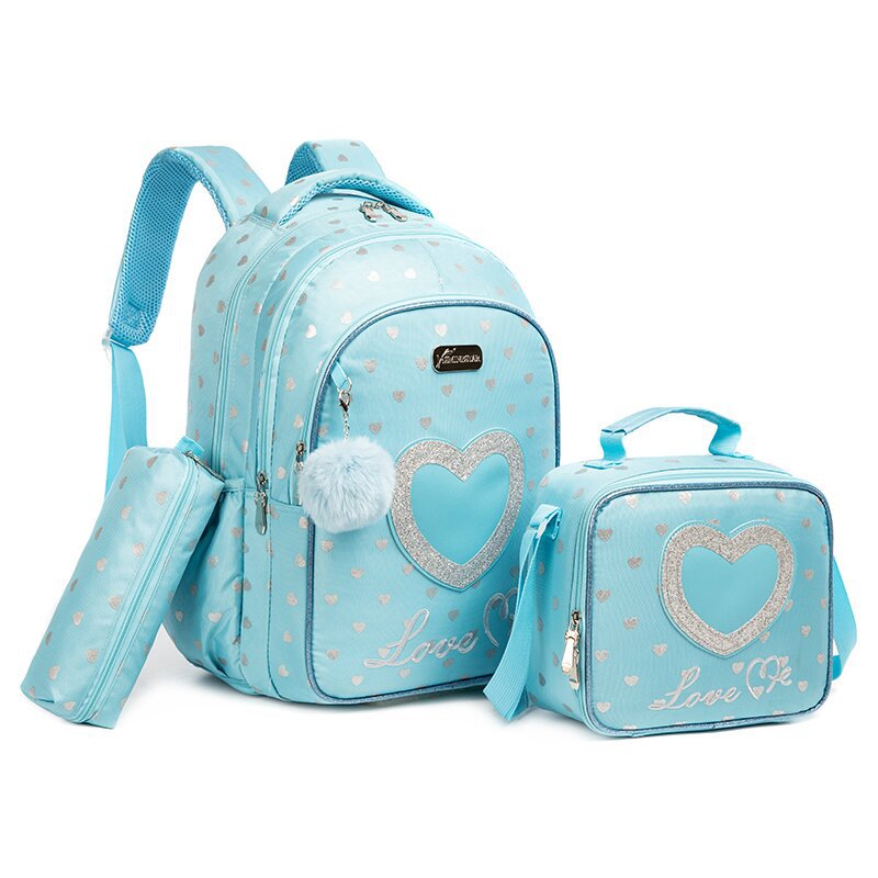 Primary Inch Three-piece Set Burden Reduction Elementary School Students' Schoolbags