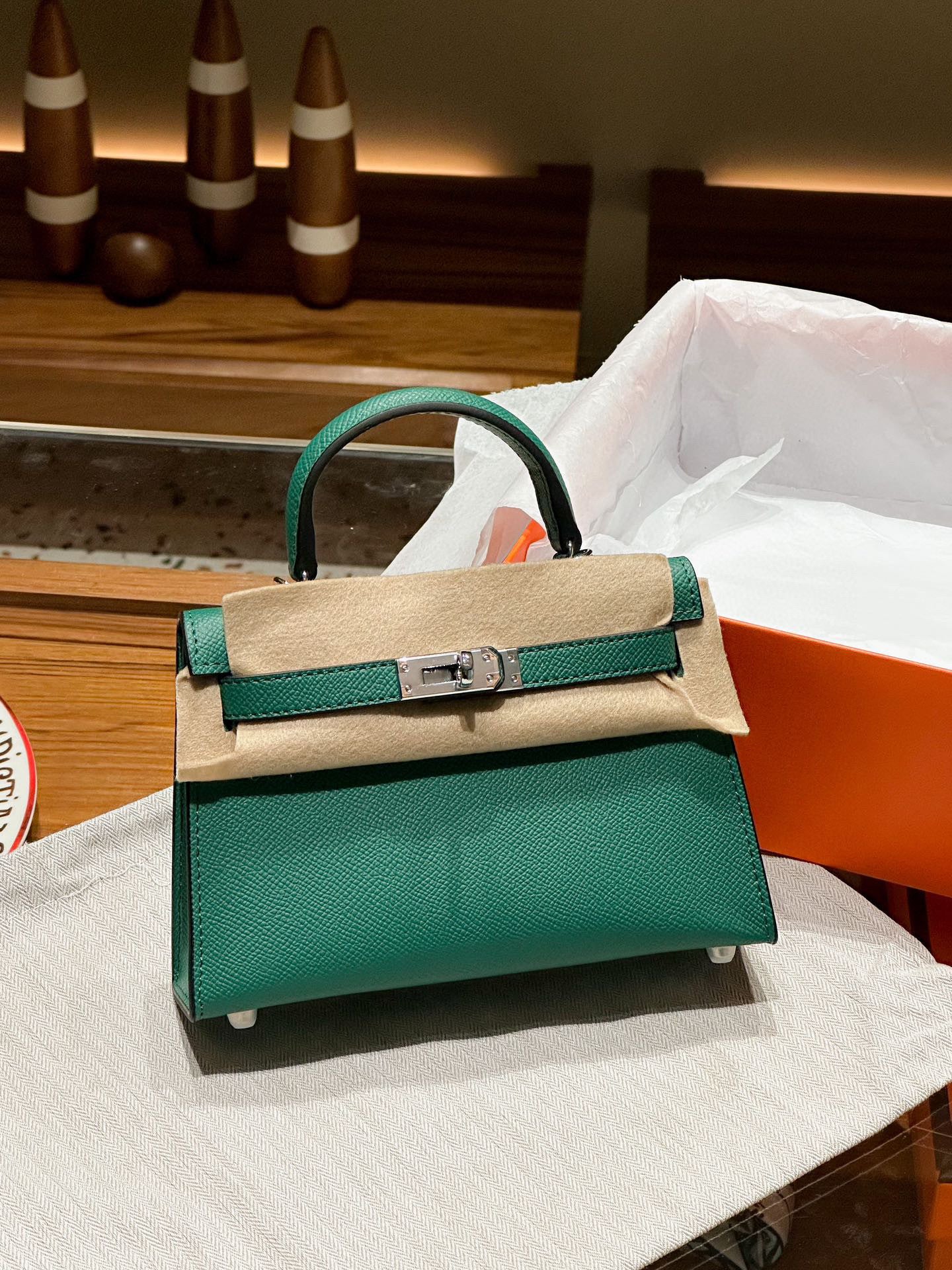 Women's Leather Second Generation Kelly Mini Fashionable Crossbody Bags