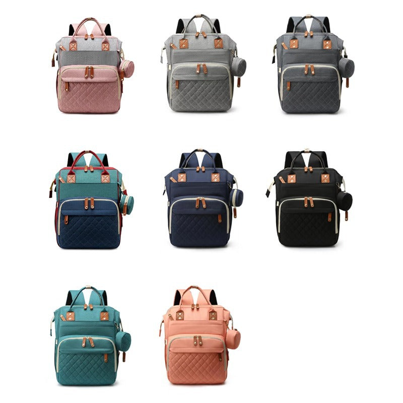 Mummy Embroidery Thread Bedspread Integrated Multifunctional Diaper Internal Bags